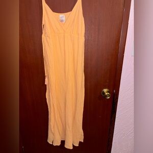 Xhilaration Light Orange Maxi Dress